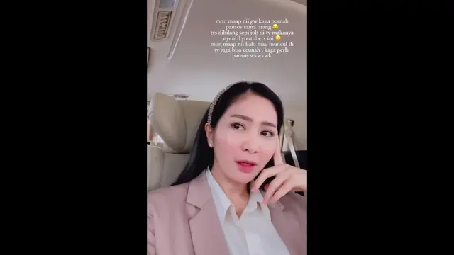 Bunga Zainal Bereaksi Disebut Pansos dari YouTuber yang Acuhkan Dirinya: Gue Biar Gak Ada di TV Bukan Berarti Gak Ada Duit