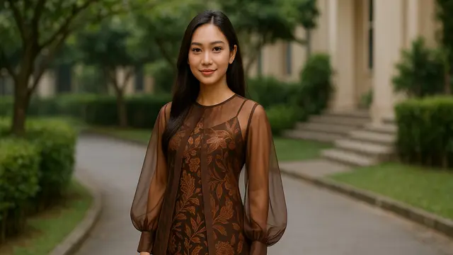8 Model Baju Batik Lengan Bishop untuk Acara Formal, Tampil Anggun dan Berkelas