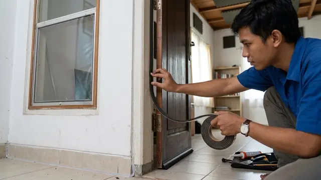 cara memasang peredam suara pada ruangan