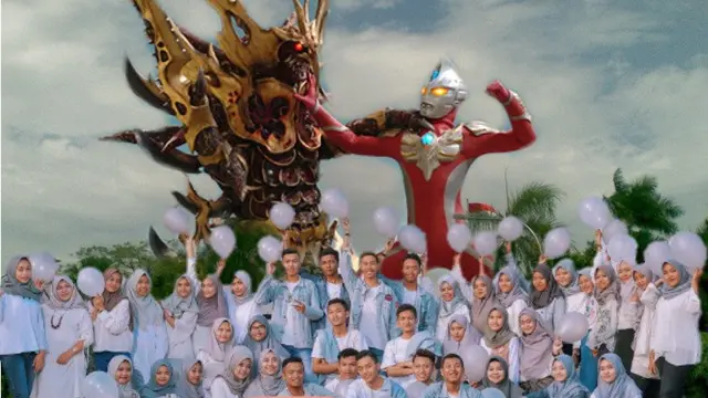 Foto Buku Tahunan Sekolah di Tempat Kece, Hasil Potretnya Malah Bikin Geleng Kepala