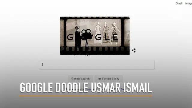 Google Doodle edisi Selasa (20/3/2018) kali ini merayakan ulang tahun ke-97 Usmar Ismail, dalam ilustrasi vintage pria berkacamata dengan sebuah kamera perekam.