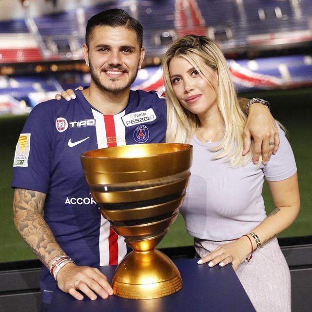 Mauro Icardi dan Wanda Nara.