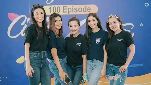 Sinetron Cinta Setelah Cinta gelar tasyakuran 100 episode (Foto: Instagram @indahindriana)