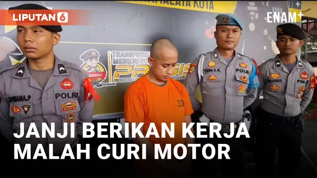 Bermodus Beri Pekerjaan, Pria di Tasikmalaya Curi Belasan Sepeda Motor