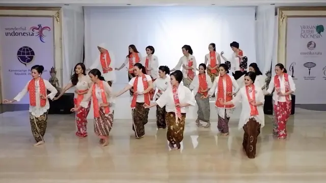 Kampanye Dukung Jokowi, Relawan Pertiwi Gelar Tari Massal