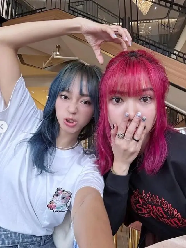 Indahkus dan Isyana Sarasvati (Instagram/indahkus_)