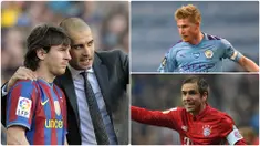 Pep Guardiola merupakan salah satu pelatih terbaik di dunia. Pelatih berusia 49 tahun ini pandai memoles dan melatih para pemainnya untuk menjadi yang terbaik di posisi mereka. Berikut Lionel Messi dan 5 pemain bintang yang bersinar di bawah Pep Guardiola. (kolase foto AFP)