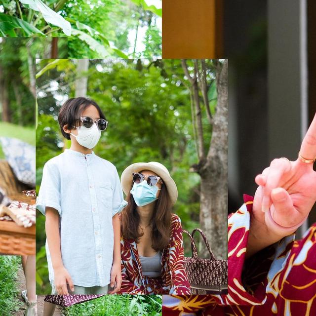 6 Gaya Liburan Akhir Tahun BCL di Magelang, Bersama Keluarga Besar