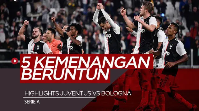 VIDEO: Highlights Serie A, Cristiano Ronaldo Bawa Juventus Menang 2-1 atas Bologna