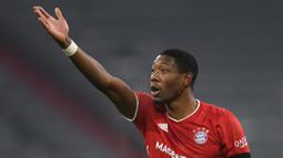 David Alaba yang beberapa waktu lalu tampil bersama Austria di Piala Eropa 2020 ternyata punya garis keturunan Filipina. Sang ibu adalah mantan ratu kecantikan di Filipina sedangkan ayahnya merupakan keturunan pangeran di suatu desa di Nigeria. (Foto: AFP/Andreas Gebert)
