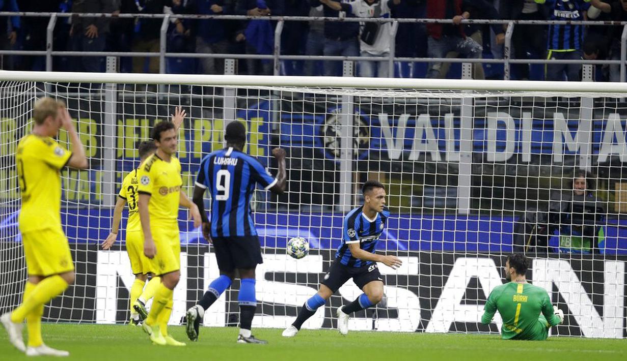 Sejauh ini, striker berusia 22 tahun itu telah mengoleksi 25 gol dalam 66 pertandingan di seluruh kompetisi bersama Nerazzurri. (AP/Luca Bruno)