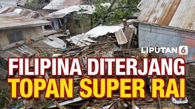 Topan Rai menerjang wilayah Filipina. Topan yang disebut sebagai topan terburuk tahun ini, menewaskan 375 orang, ratusan lainnya terluka dan puluhan lainnya hilang.