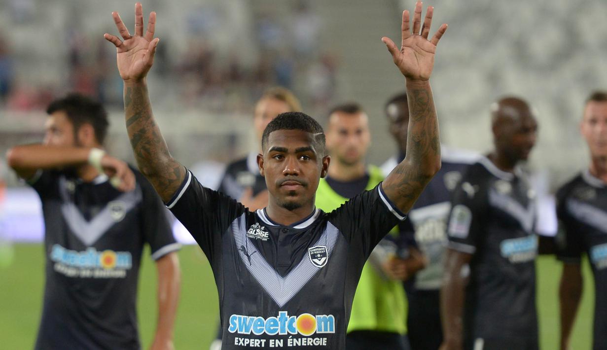 3. Malcom (Bordeaux) - Seusai laga melawan Nantes, pemain asal Brasil ini diwawancara dan menyatakan belum tentu bertahan. Winger asal Brasil ini tidak yakin dengan masa depannya karena menyimpan hasrat bermain di Liga Inggris. (AFP/Nicolas Tucat)