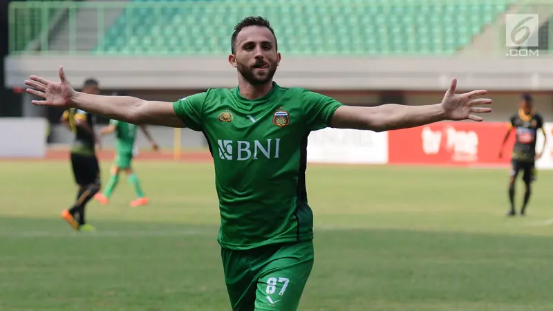 Gol Spaso Antar Bhayangkara FC Unggul Atas Sriwijaya FC