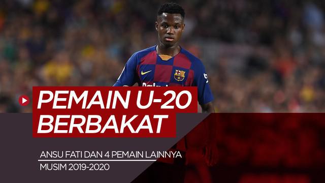 Berita motion grafis Ansu Fati dan 4 wonderkid lainnya di bawah 20 tahun musim ini.