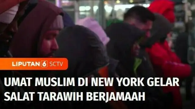 Di Amerika Serikat, kawasan Times Square kembali menjadi lokasi salat tarawih perdana umat muslim di Kota New York. meski sedang musim dingin dengan suhu 4 derajat celsius, tidak menyurutkan semangat sejumlah warga Indonesia yang tinggal di sana untu...