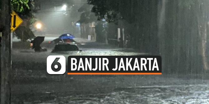 VIDEO: Hujan Deras, Banjir Genangi Sejumlah Wilayah di Jakarta