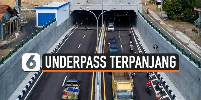 VIDEO: Resmi Dibuka, Ini Underpass Terpanjang di Indonesia