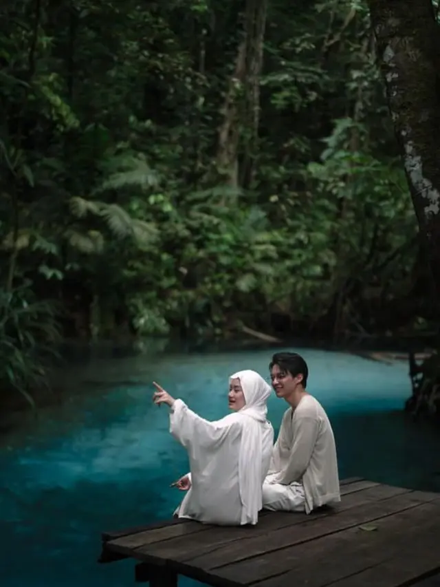 Keindahan Raja Ampat yang Diperlihatkan Dinda Hauw. [@dindahw]