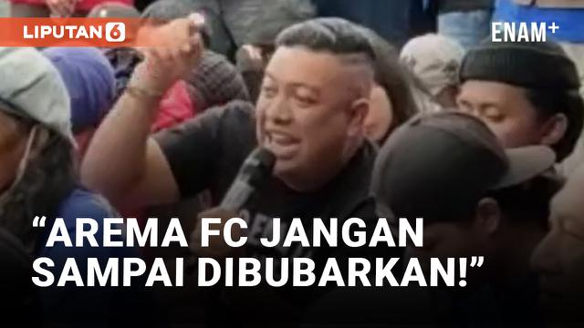 Arema FC Terancam Dibubarkan, Aremania Berikan Dukungan