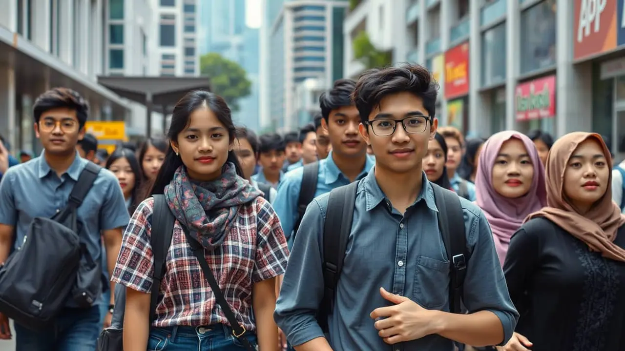 pertumbuhan penduduk usia muda yang cepat merupakan faktor penyebab