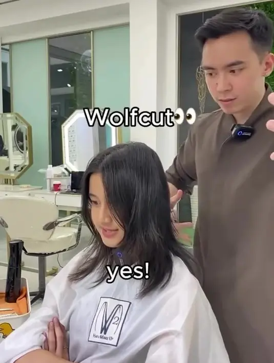 Punya kepribadian tomboy, Keisya tak betah dengan rambut panjangnya. Ia segera ingin potong pendek. [Instagram.com/rey_nathanael13]