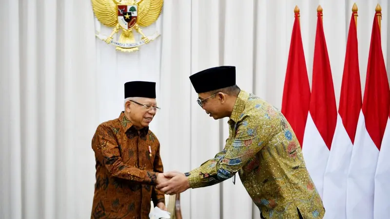 Wakil Presiden (Wapres) Republik Indonesia Ma’ruf Amin melaporkan Surat Pemberitahuan (SPT) Tahunan Pajak Penghasilan (PPh) dari kediamannya pada hari ini, Rabu (15/3/2023).