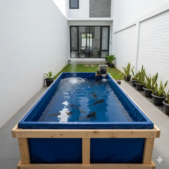 Inovasi Desain Kolam Ikan Lele di Lahan Sempit