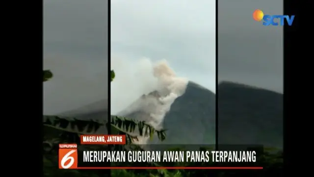 Gunung Merapi Semburkan Awan Panas 7 Kali