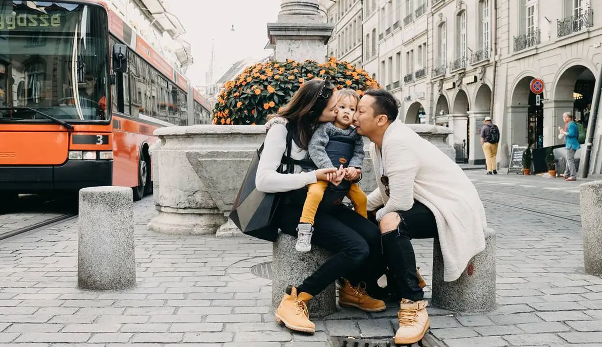 "Ada banget saya mah (rencana tambah anak), pokoknya kalau gue sih ada, tapi semuanya gimana Sabai, karena yang paling ribet yang ngurus semuanya kan Sabai ya," ujar Ringgo Agus Rahman di kawasan Jagakarsa, Jakarta Selatan. (Instagram/sabaidieter)