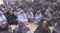 Kelompok Boko Haram memicu kemarahan dunia lantaran menculik lebih 219 siswi dari Kota Chibok, setahun lalu. (telegraph.co.uk)