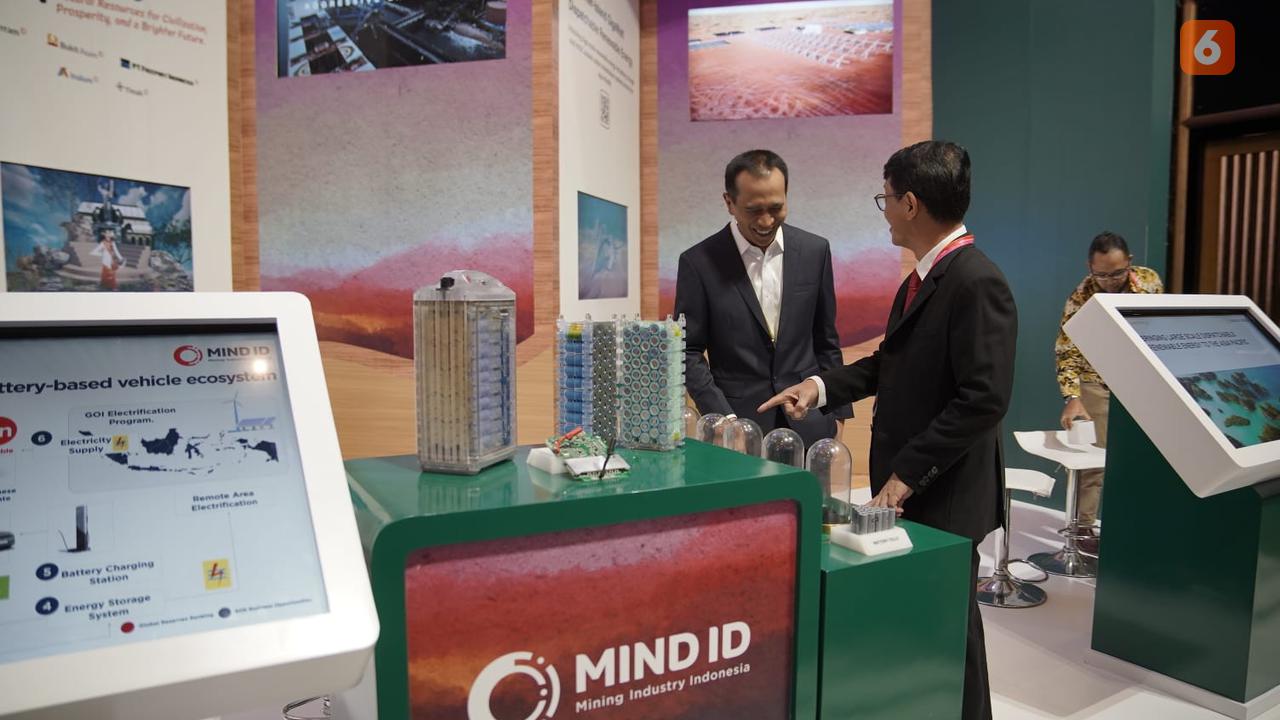 Booth MIND ID dalam kegiatan ASEAN-Indo-Pacific Forum (AIPF) 2023