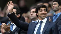 Pemilik Manchester City asal Uni Emirat Arab, Sheikh Mansour. (AFP/Andrew Yates)