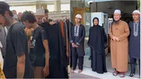 Momen Ustaz Ebit Lew asal Malaysia beri baju muslim ke anak vespa di Pekanbaru. (Sumber: Instagram/ebitlew)