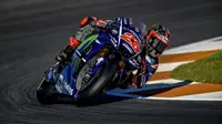 Movistar Yamaha akan menaruh fokus pada pengujian motor Maverick Vinales dan Valentino Rossi di lintasan basah pada tes privat di Sirkuit Sepang, Malaysia, pada awal Desember 2017. (dok. Yamaha MotoGP)