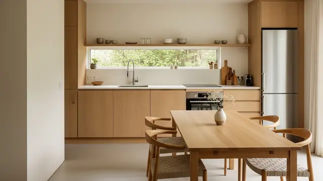 Model Rumah Mungil Tapi Punya Dapur dan Ruang Makan Lega