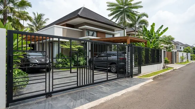 Desain Pagar Rumah (AI Generated)
