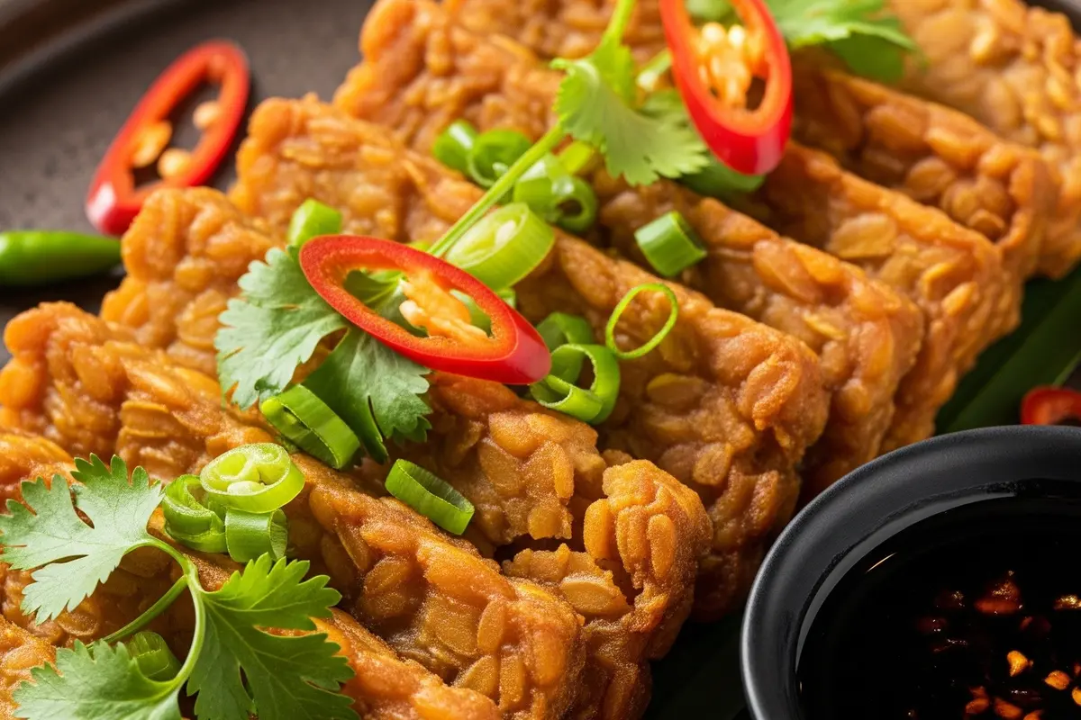 Resep Tempe Goreng (Ilustrasi AI)