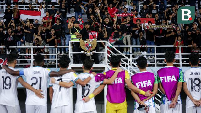 Foto: Ekspresi Pemain Timnas Indonesia U-17 Setelah Dikalahkan Maroko di Laga Pamungkas Grup A Piala Dunia U-17 2023
