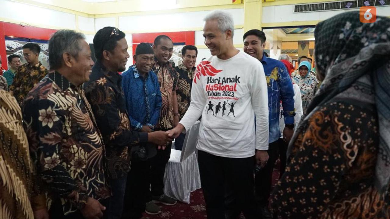 Bupati Maros dan puluhan kades belajar soal desa inklusi kepada Ganjar (Liputan6.com/Istimewa)