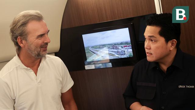 Foto: Diproyeksikan Jadi Transportasi Peserta Piala Dunia U-17, Erick Thohir Ajak FIFA Naik Kereta Cepat Whoosh