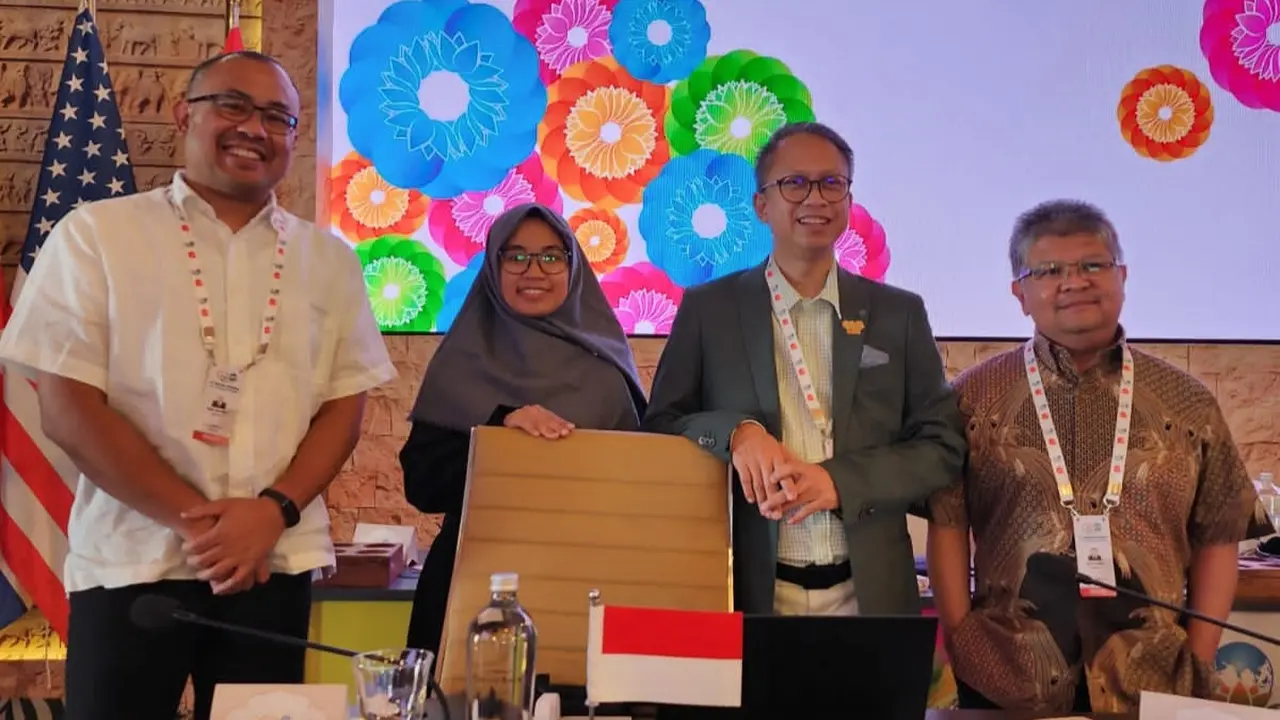 Co-Sherpa G20 Indonesia Edi Prio Pambudi menghadiri pertemuan yang ketiga Sherpa G20 di Hampi, Karnataka, India, pada 13-15 Juli 2023. (dok Kemenko Perekonomian)