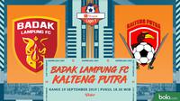 Shopee Liga 1 - Badak Lampung FC Vs Kalteng Putra (Bola.com/Adreanus Titus)