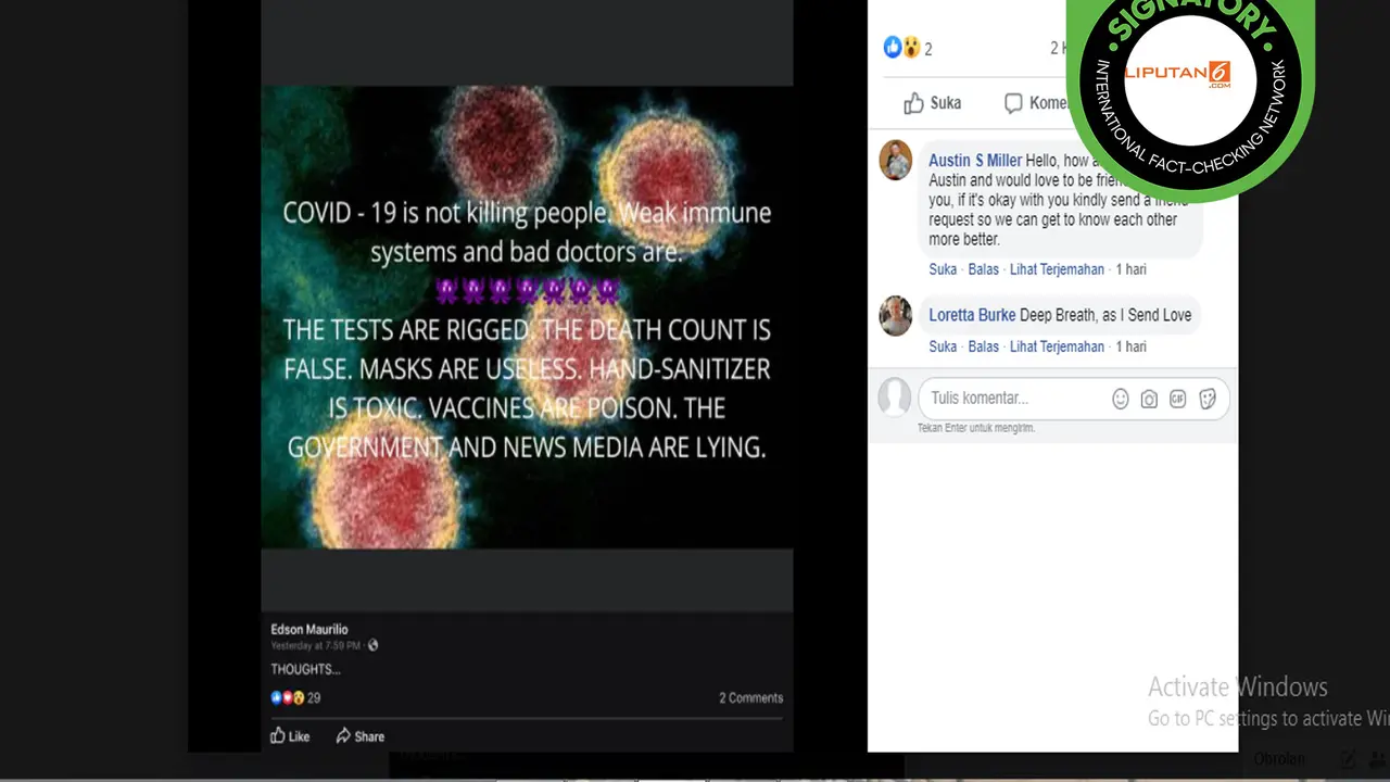 hoaks virus corona covid-19