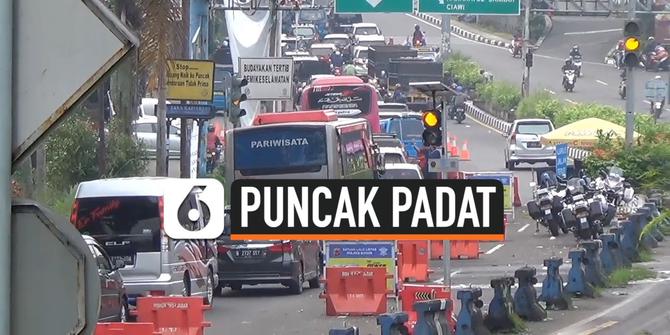 VIDEO: Bogor Zona Merah, Kendaraan Memadati Jalur Puncak
