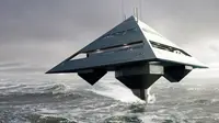 Mencoba mendobrak batasan, kapal pesiar ini dibuat bisa melayang di udara.