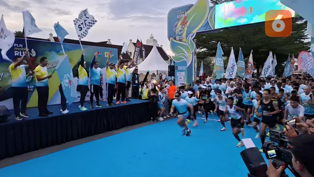 PLN Mobile Run 2025 sukses digelar di Makassar (Liputan6.com/Fauzan)