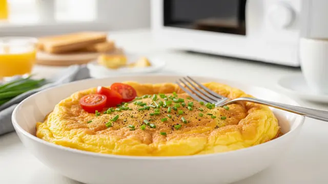 Telur Dadar Microwave