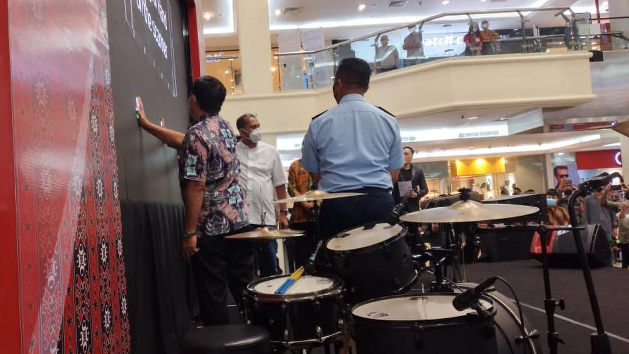 Peluncuran Mobile Intellectual Property Clinic atau Klinik Kekayaan Intelektual Bergerak di Megamall Manado, Sulut, Kamis (12/5/2022).