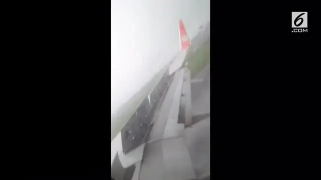 Pesawat Lion Air JT -714 jurusan Jakarta - Pontianak tergelincir di Bandara Supadio, Pontianak